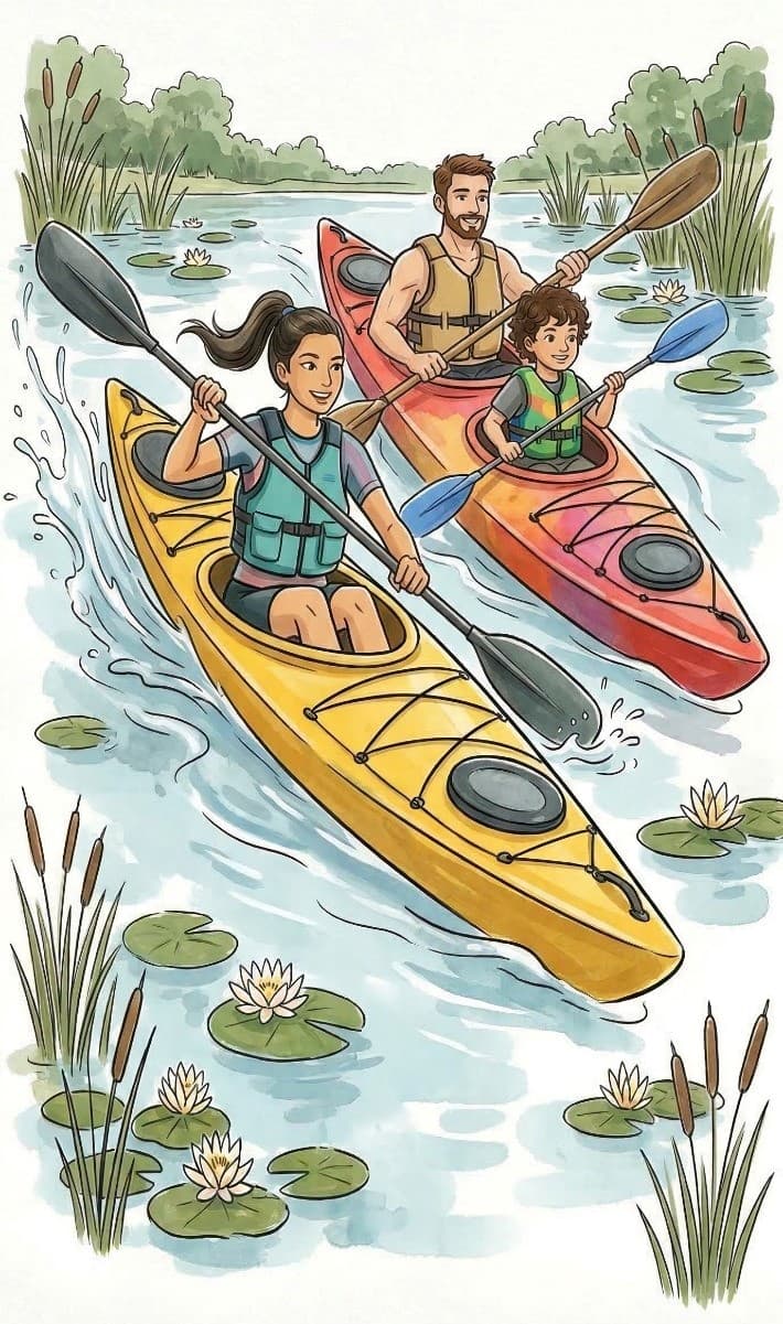 Paddle kayak